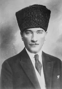 Ataturk Prints: Mustafa Kemal Ataturk Print - 1923-1938 Turkish Republic Founder