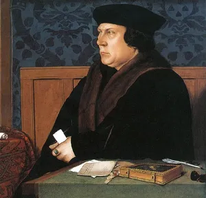 Prints of Thomas Cromwell Earl of Essex, painted by Holbein. Thomas Cromwell, 1st Earl of Essex, KG, PC (c) Essex Prints: Thomas Cromwell Earl of Essex Print