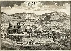 Hungary, Kismarton (Eisenstadt), view of Esterhazy Palace