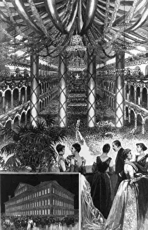 Inauguration reception for President Benjamin Harrison, Washington, D.C., 1889 Inauguration reception for President Benjamin Harrison, Washington, D.C., 1889