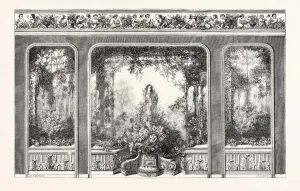 Industry Exhibition. Gardens of Armida, executed wallpaper by the house of Jules Desfosse Industry Exhibition. Gardens of Armida, executed wallpaper by the house of Jules Desfosse