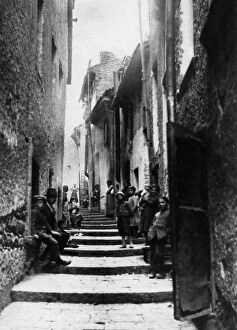 Images Dated 23rd January 2009: Italy, Basilicata, potenza, old alley, 1920