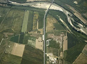 Italy, Calabria Region, Cosenza, Aerial view of Archaeological Park of ancient Sybaris Italy, Calabria Region, Cosenza, Aerial view of Archaeological Park of ancient Sybaris