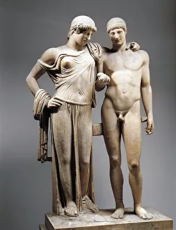 Italy, Campania, found at the Macellum of Pozzuoli, Statue representing Orestes Italy, Campania, found at the Macellum of Pozzuoli, Statue representing Orestes