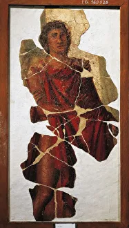 Italy, Castellammare di Stabia, Theseus, Fresco Italy, Castellammare di Stabia, Theseus, Fresco