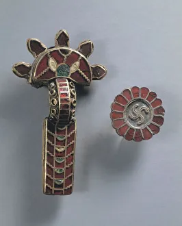 Italy, Florence, Gold an enamel bucklet Italy, Florence, Gold an enamel bucklet