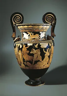Italy, Lazio, Civita Castellana, Red-figure volute krater (vase used to mix wine and water) Italy, Lazio, Civita Castellana, Red-figure volute krater (vase used to mix wine and water)