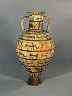 Italy, Lazio, Oriental style amphora, painted by the Painter of Civitavecchia Italy, Lazio, Oriental style amphora, painted by the Painter of Civitavecchia