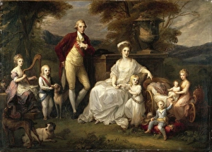 Italy, Naples, Portrait of Royal Family of Naples, Ferdinand IV of Two Sicilies Italy, Naples, Portrait of Royal Family of Naples, Ferdinand IV of Two Sicilies