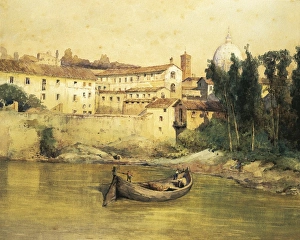 Italy, Rome, old Santo Spirito Hospital in Sassia (Saxia), by Ettore Roesler Franz Italy, Rome, old Santo Spirito Hospital in Sassia (Saxia), by Ettore Roesler Franz