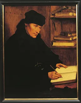 Italy, Rome, Portrait of Desiderius Erasmus of Rotterdam Italy, Rome, Portrait of Desiderius Erasmus of Rotterdam