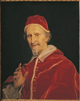 Italy, Rome, Portrait of Pope Clement X (Emilio Bonaventura Altieri) Italy, Rome, Portrait of Pope Clement X (Emilio Bonaventura Altieri)