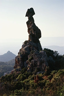 Italy, Sardinia Region, Nuoro Province, Sa Cabrarissa rock in surroundings of Austis Italy, Sardinia Region, Nuoro Province, Sa Cabrarissa rock in surroundings of Austis