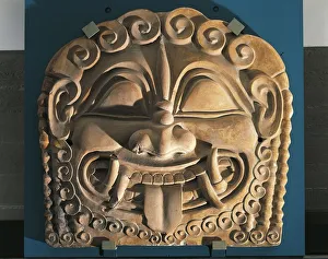 Italy, Sicily, Gela, Gorgon, terracotta Italy, Sicily, Gela, Gorgon, terracotta