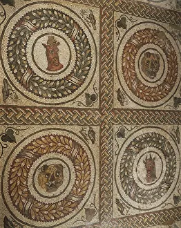 Italy, Sicily Region, Piazza Armerina, Villa Romana del Casale, mosaic Italy, Sicily Region, Piazza Armerina, Villa Romana del Casale, mosaic