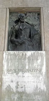 Italy, Venice, Statue of Giuseppe Mazzini Italy, Venice, Statue of Giuseppe Mazzini
