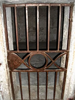 Italy, Venice, View of prison cell in Doges Palace Italy, Venice, View of prison cell in Doges Palace