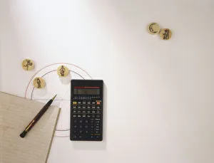 Items needed to calculate astrological charts, including a calculator Items needed to calculate astrological charts, including a calculator