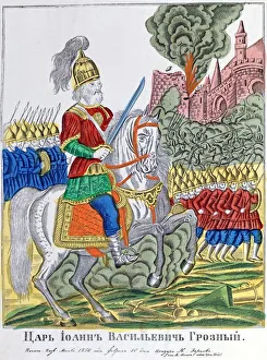 Ivan IV Vasilyevich (Ivan the Terrible 1530-1584) Tsar of Russia from 1533, leading Ivan IV Vasilyevich (Ivan the Terrible 1530-1584) Tsar of Russia from 1533, leading