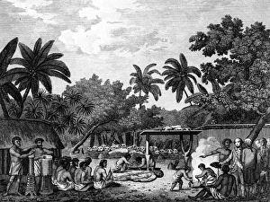 James Cook (1728-79) English navigator, witnessing human sacrifice in Taihiti (Otaheite) James Cook (1728-79) English navigator, witnessing human sacrifice in Taihiti (Otaheite)