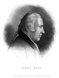 James Watt (1736-1819) Scottish engineer. Engraving after picture of 1803 by John Henning James Watt (1736-1819) Scottish engineer. Engraving after picture of 1803 by John Henning