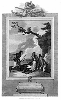 James Wolfe (1727-1759) English soldier. Death of General Wolfe at battle of Heights James Wolfe (1727-1759) English soldier. Death of General Wolfe at battle of Heights