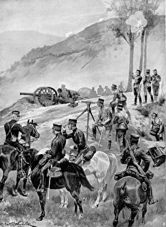 Japanese field battery during attack on Port Arthur Japanese field battery during attack on Port Arthur
