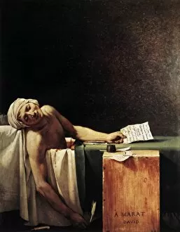 French Art Collection: Jaques Louis David, the Death of Marat