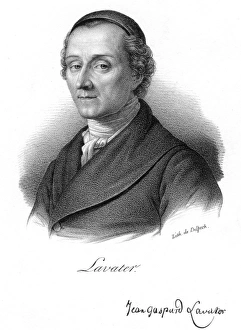 Johann Kaspar Lavater (1741-1801), Swiss physiognomist and theologian. Physiognomy Johann Kaspar Lavater (1741-1801), Swiss physiognomist and theologian. Physiognomy