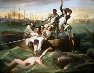 John Singleton Copley (1738 - 1815) American painter. Watson and the Shark (1778) John Singleton Copley (1738 - 1815) American painter. Watson and the Shark (1778)