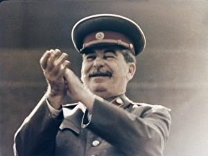 Joseph stalin applauding the red army during a may day parade in red square in 1949 Joseph stalin applauding the red army during a may day parade in red square in 1949