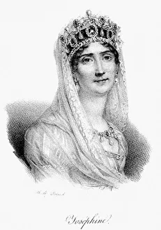 Josephine (1763-1814) Empress of France. Wife of Napoleon I 1798-1809. Lithograph c1830 Josephine (1763-1814) Empress of France. Wife of Napoleon I 1798-1809. Lithograph c1830