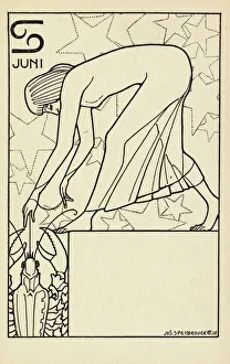Juni Postcard by Joseph Speybrouck. 1928, Juni Postcard by Joseph Speybrouck Juni Postcard by Joseph Speybrouck. 1928, Juni Postcard by Joseph Speybrouck