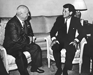 John Fitzgerald Kennedy Gallery: Kennedy And Khrushchev Meet