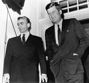 John Fitzgerald Kennedy Gallery: Kennedy With The Shah of Iran
