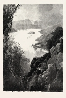 Lake Memphremagog, from Owl's Head, Canada, Nineteenth Century Engraving Lake Memphremagog, from Owl's Head, Canada, Nineteenth Century Engraving