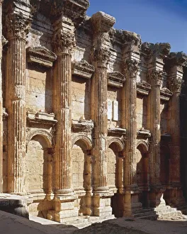 Lebanon, Baalbek (Greek Heliopolis), Temple of Bacchus Lebanon, Baalbek (Greek Heliopolis), Temple of Bacchus