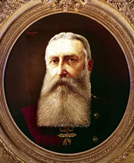 Leopold II (1835-1909) King of Belgium from 1865. Portrait by Pierre Tossyn Leopold II (1835-1909) King of Belgium from 1865. Portrait by Pierre Tossyn