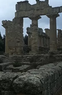 Archaeological Site of Cyrene Collection: Libya, Cyrene, Zeus Temple