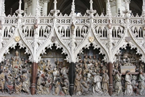 Life of Saint Firmin depicted in Amiens cathedral chancel Life of Saint Firmin depicted in Amiens cathedral chancel