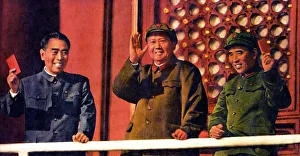 Lin Biao, Mao Tse-tung and Zhou En Lai
