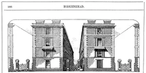 Low rental workmen's dwellings built by Birkenhead Dock Co. c1844: Architect CE Low rental workmen's dwellings built by Birkenhead Dock Co. c1844: Architect CE
