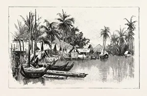 Malay Native Village On The East Coast Of Sumatra Malay Native Village On The East Coast Of Sumatra