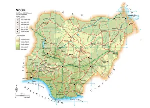 Maps Gallery: Map of Nigeria