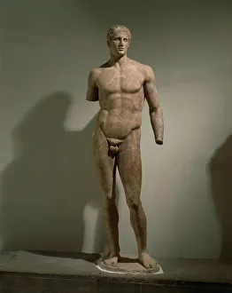Marble copy of statue of Athlete Agias, pancratium champion Marble copy of statue of Athlete Agias, pancratium champion