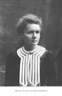 Marie Sklodowska Curie (1867-1934) Polish-born French physicist. From a picture published Marie Sklodowska Curie (1867-1934) Polish-born French physicist. From a picture published