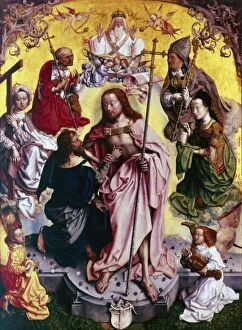 Bartholemew Gallery: Master of the altarpiece of St Bartholemew c.1499. St Thomas, DoubtingThomas, placing