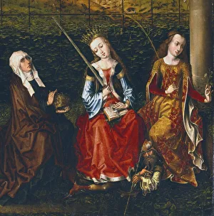 Master of view of Sainte Gudule (15th century). St Elizabeth of Hungary (1207-31) Master of view of Sainte Gudule (15th century). St Elizabeth of Hungary (1207-31)