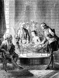 Mesmer's tub at his consulting room in parish which opened soon after his treatise Mesmer's tub at his consulting room in parish which opened soon after his treatise