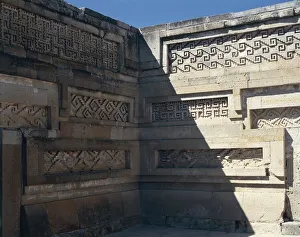 Mexico, Oaxaca, Palace of the Columns from Mitla Mixtec archaeological site Mexico, Oaxaca, Palace of the Columns from Mitla Mixtec archaeological site